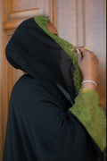 Green Lace Abaya
